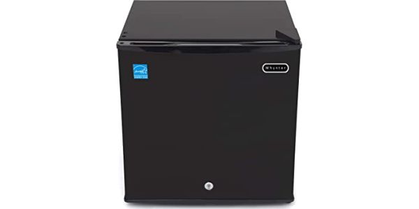 Whynter CUF-110B Energy Star 1.1 cubic feet Upright Freezer with Stainless Steel Door and Security Lock - Black